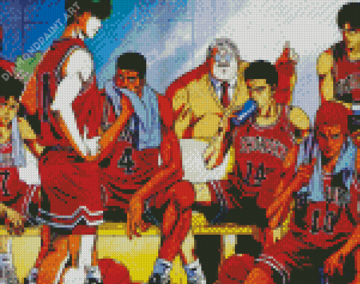 Slam Dunk Characters Diamond Painting