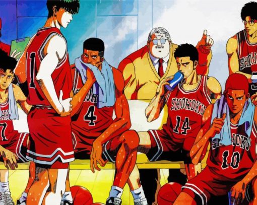 Slam Dunk Characters Diamond Painting