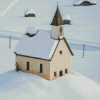 Snow Church Diamond Painting