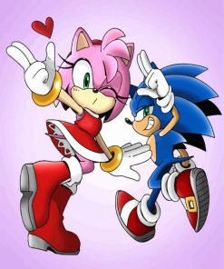 Sonic Amy Rose Art Diamond Painting