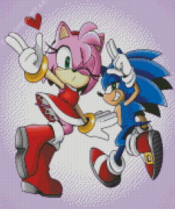 Sonic Amy Rose Art Diamond Painting