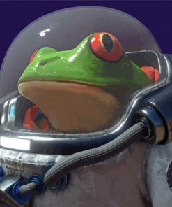 Space Frog Diamond Painting