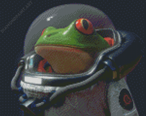 Space Frog Diamond Painting