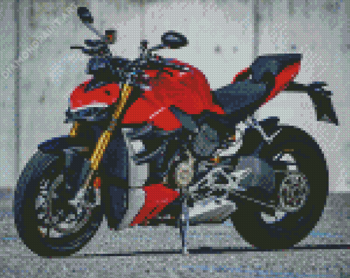 Streetfighter Motorcycle Diamond Painting