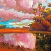 Sunrise On The Indian River By Willie Daniels Diamond Painting