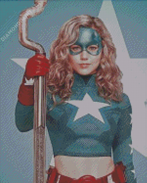 Superhero Stargirl Diamond Painting