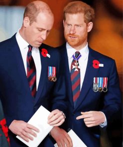 The Prince William And Harry Diamond Painting