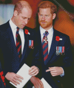 The Prince William And Harry Diamond Painting