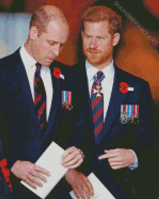 The Prince William And Harry Diamond Painting