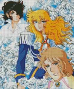 The Rose Of Versailles Manga Serie Characters Diamond Painting