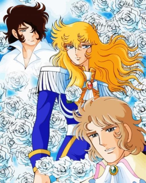 The Rose Of Versailles Manga Serie Characters Diamond Painting