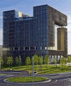 Thyssenkrupp Quarter In Essen Diamond Painting