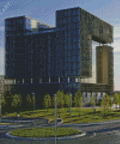 Thyssenkrupp Quarter In Essen Diamond Painting