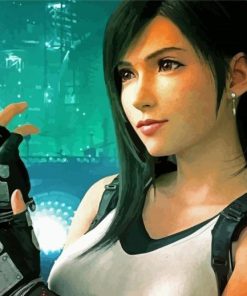 Tifa Lockhart Video Game Character Diamond Painting