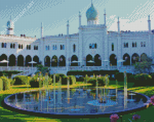 Tivoli Gardens Copenhagen Denmark Diamond Painting