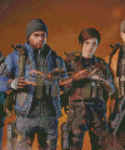 Tom Clancy The Division Game Characters Diamond Painting