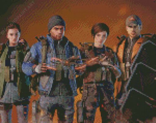 Tom Clancy The Division Game Characters Diamond Painting