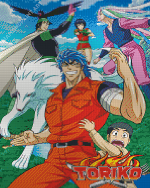 Toriko Poster Diamond Painting