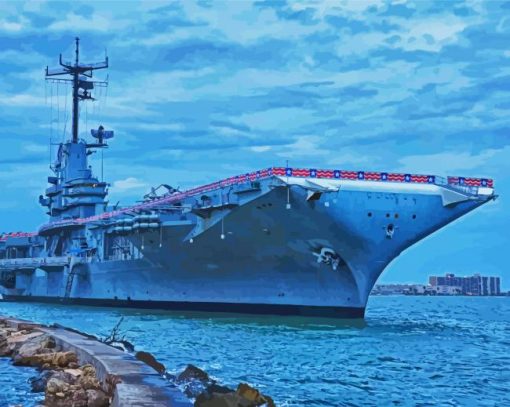 Uss Lexington Diamond Painting