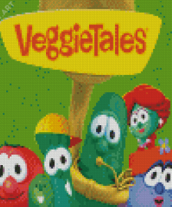 Veggie Tales Poster Diamond Painting