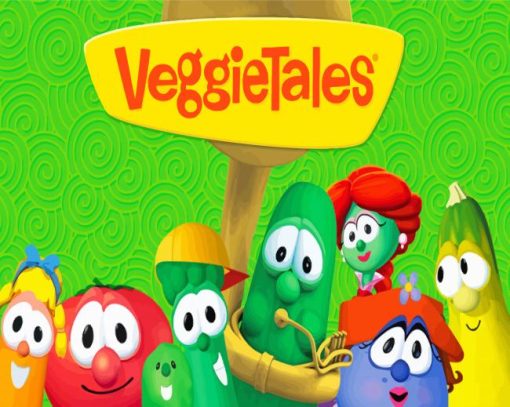 Veggie Tales Poster Diamond Painting