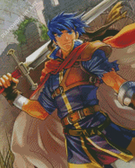 Video Game Fire Emblem Ike Diamond Painting