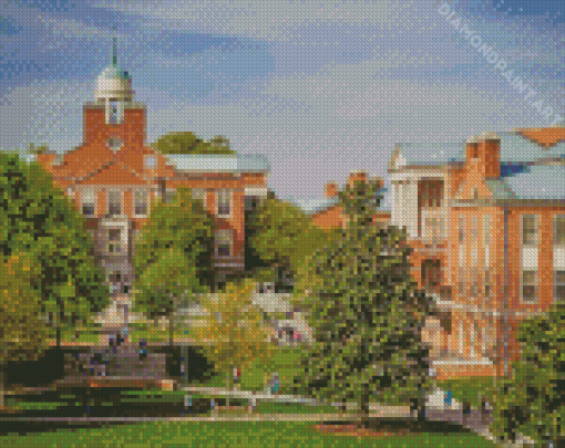 Wake Forest University North Carolina Diamond Painting