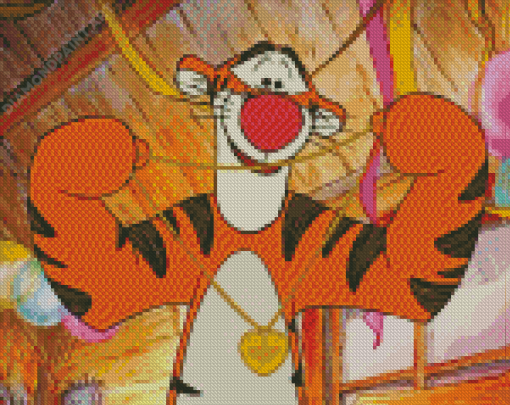 Walt Disney Tigger Cartoon Diamond Painting