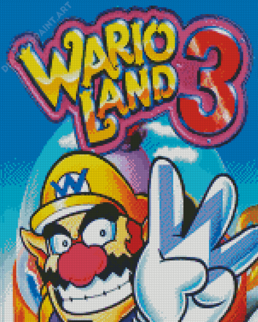 Wario Land Cartoon Diamond Painting