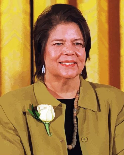 Wilma Pearl Mankiller Chief Diamond Painting