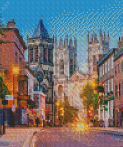 York Northern Buildings England Diamond Painting