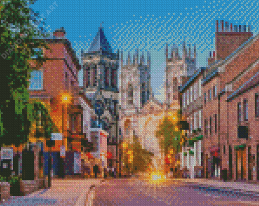 York Northern Buildings England Diamond Painting