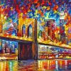 Aesthetic Abstract Colorful Bridge Diamond Painting