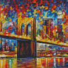 Aesthetic Abstract Colorful Bridge Diamond Painting