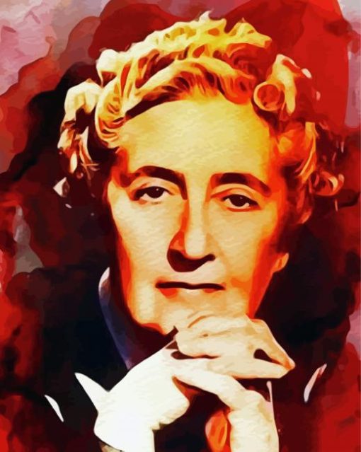 Aesthetic Agatha Christie Art Diamond Painting