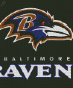 Aesthetic Baltimore Ravens Diamond Painting