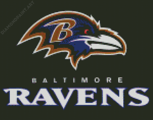 Aesthetic Baltimore Ravens Diamond Painting