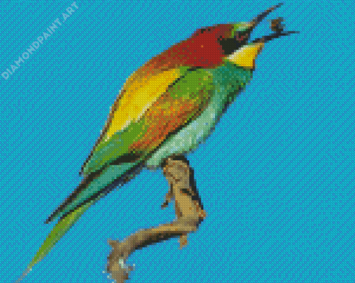 Aesthetic Bee Eater Art Diamond Painting