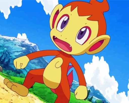 Aesthetic Chimchar Diamond Painting