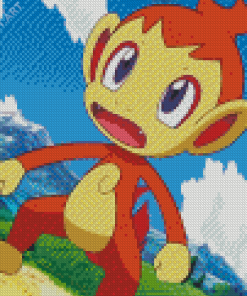 Aesthetic Chimchar Diamond Painting