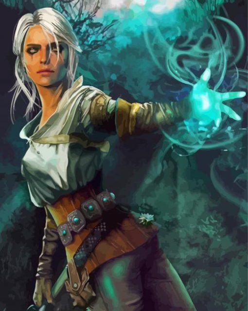 Aesthetic Ciri From The Witcher Art Diamond Painting