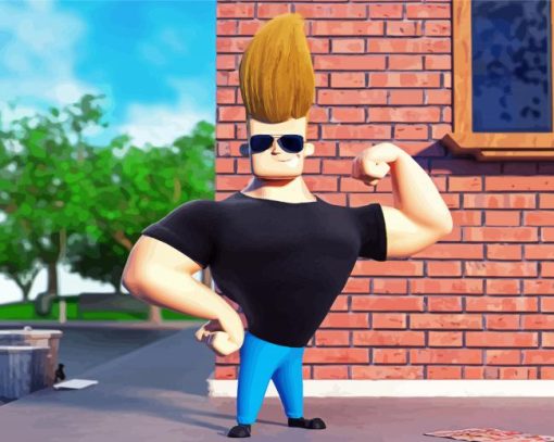 Aesthetic Johnny Bravo Diamond Painting