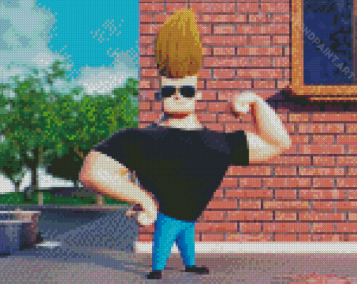 Aesthetic Johnny Bravo Diamond Painting