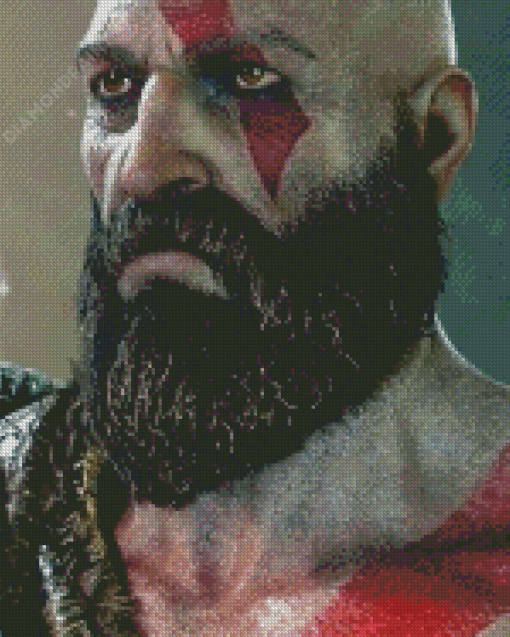 Aesthetic Kratos Diamond Painting