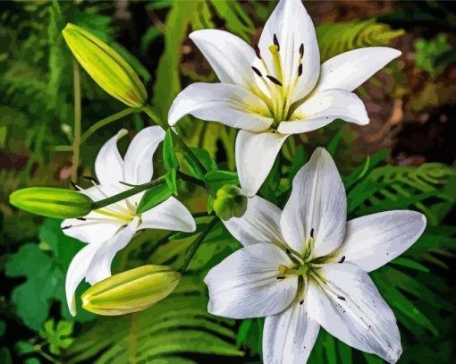 Aesthetic Madonna Lily Diamond Painting