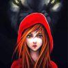 Aesthetic Red Riding Diamond Painting