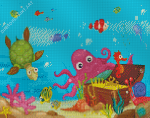 Aesthetic Undersea Art Diamond Painting