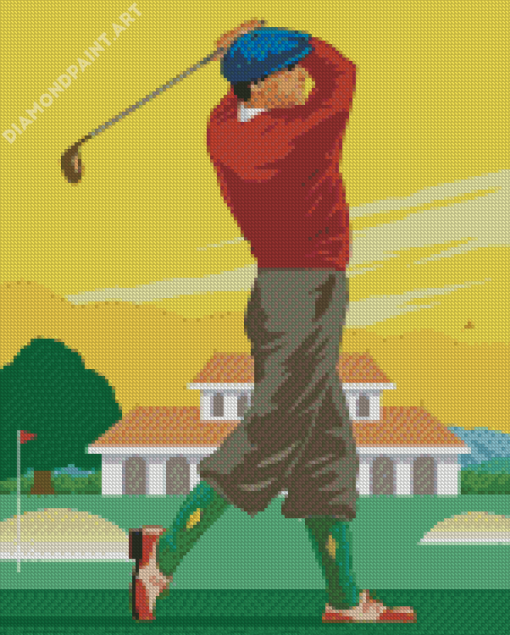 Aesthetic Vintage Golf Diamond Painting