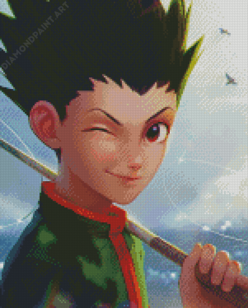 Aesthetic Gon Freecss Diamond Painting