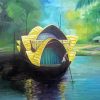 Aesthetic House Boat Diamond Painting